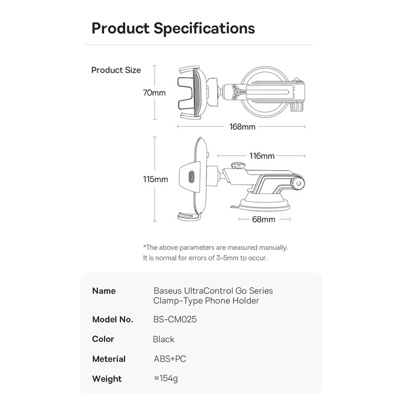 پایه نگهدارنده گوشی موبایل بیسوس مدل BS-CM025