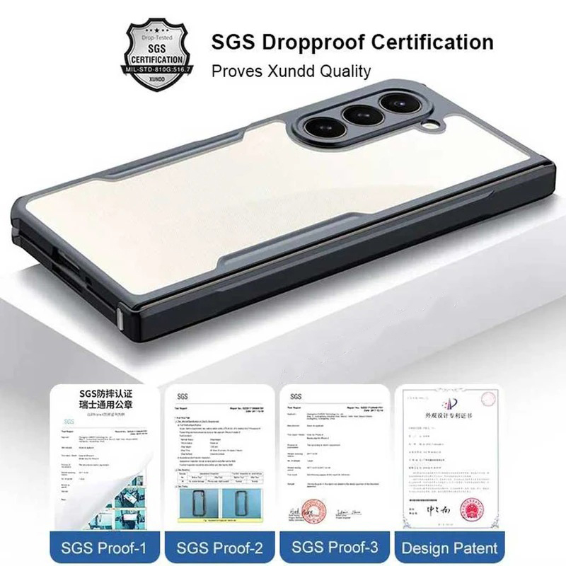 کاور اپیکوی مدل Xundd Beatle مناسب برای گوشی موبایل سامسونگ Galaxy Z Fold 6