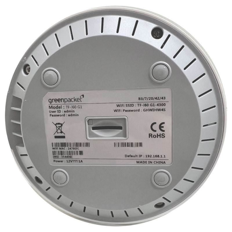 مودم 4G/TD-LTE ایرانسل مدل TF i60 G1 به همراه سیم کارت دو قلو و 24 گیگابایت اینترنت سه ماهه و 45 گیگابایت اینترنت شش ماهه و 2 عدد سیم کارت دائمی طلایی