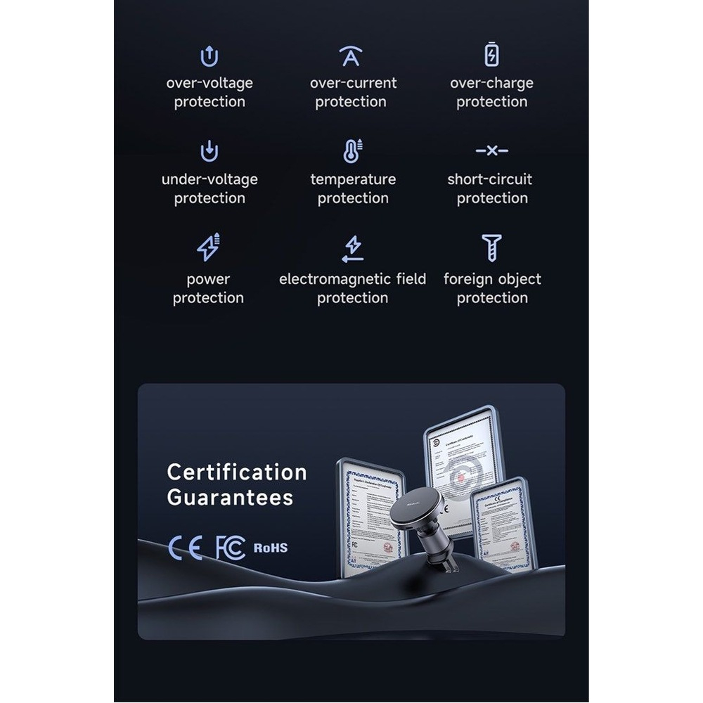 پایه نگهدارنده و شارژر بی سیم گوشی موبایل مک دودو مدل CH-548