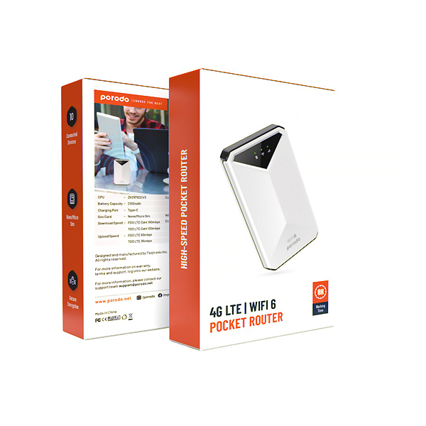 مودم TD-LTE پرودو مدل WiFi 6 PD-PT4GRWD