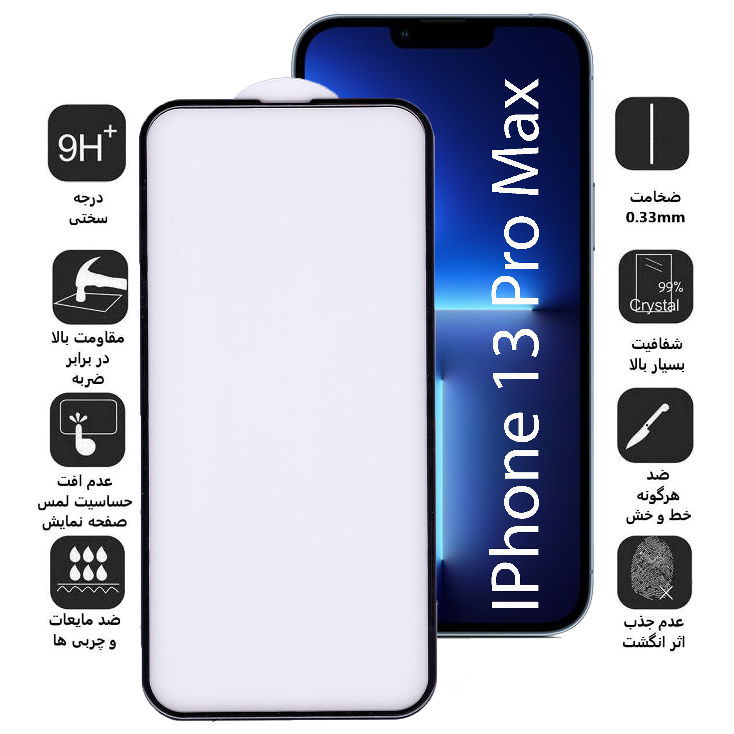 محافظ صفحه نمایش بوف مدل AirBag مناسب برای گوشی موبایل اپل Iphone 13 Pro Max