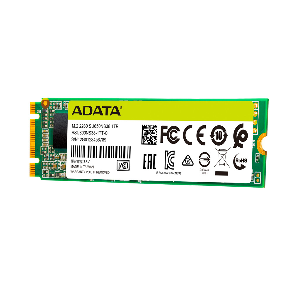 اس اس دی اینترنال ای دیتا مدل SU650 M.2 2280 ظرفیت 512 گیگابایت