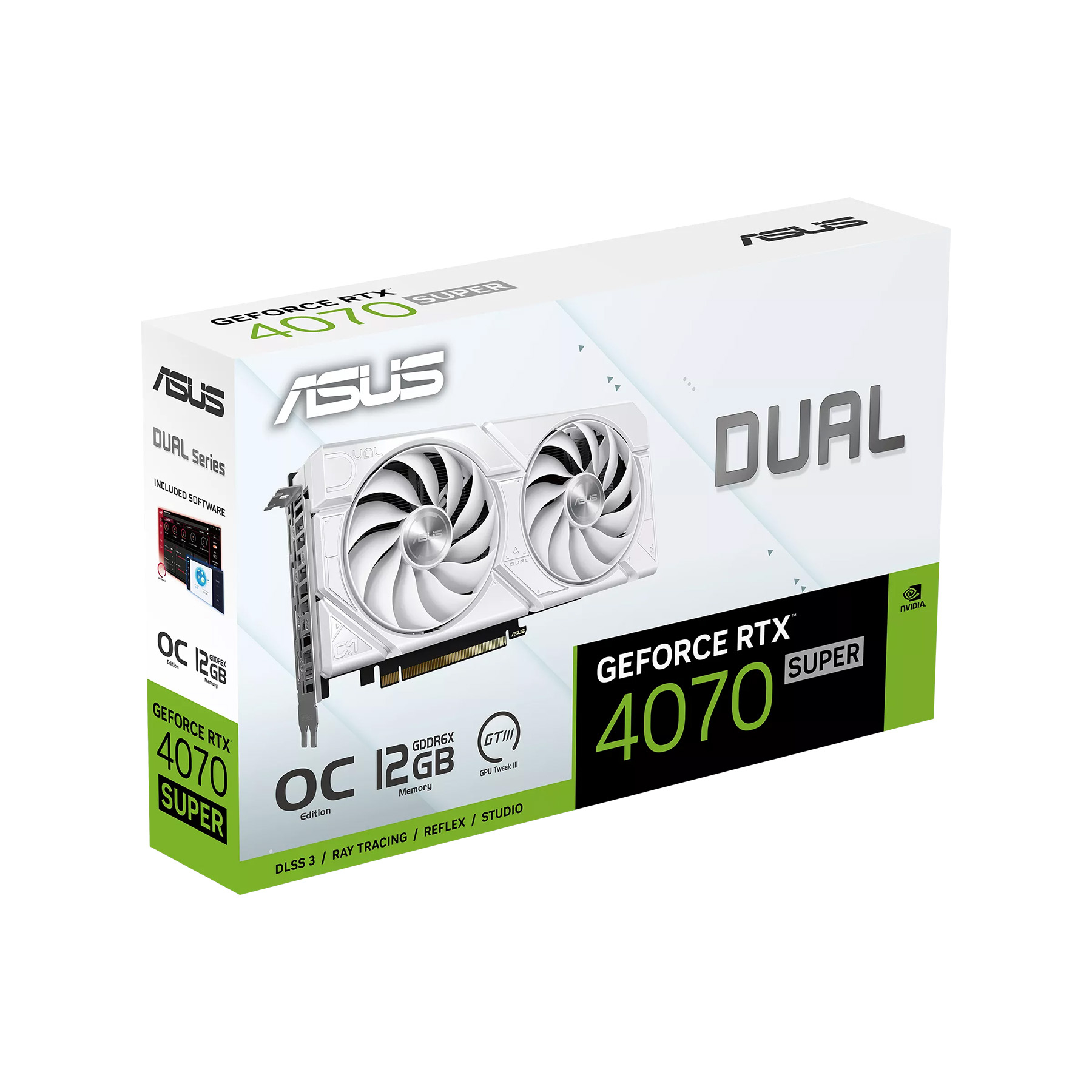 کارت گرافیک ایسوس مدل Dual GeForce RTX 4070 SUPER EVO OC Edition 12GB GDDR6X