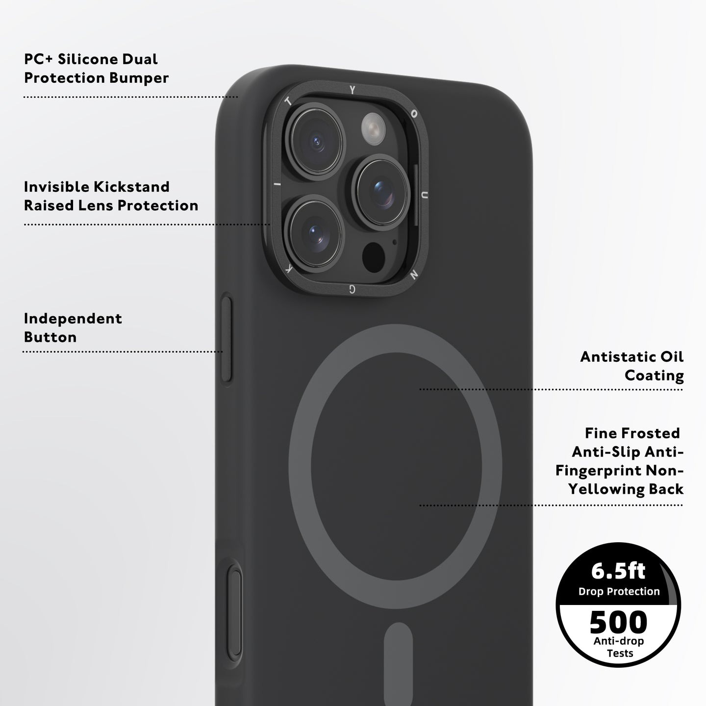 کاور یانگ کیت مدل Cream Silicone مناسب برای گوشی موبایل اپل iPhone 16 pro