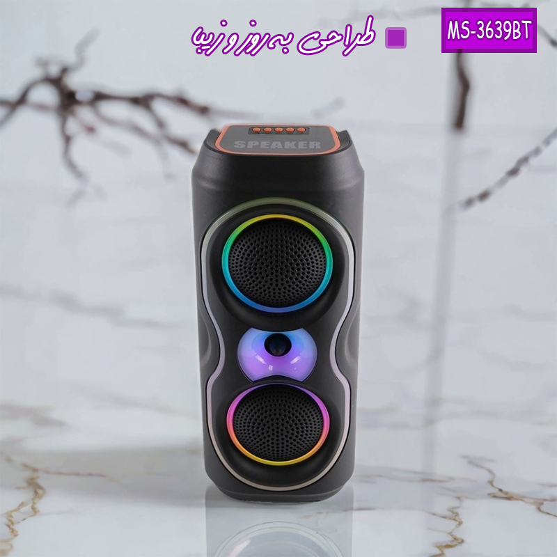اسپیکر بلوتوثی قابل حمل مدل MS-3639BT