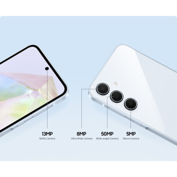 گوشی موبایل سامسونگ مدل Galaxy A35 دو سیم کارت ظرفیت 256 گیگابایت رم 8 گیگابایت به همراه شارژر 25 وات سامسونگ - ویتنام