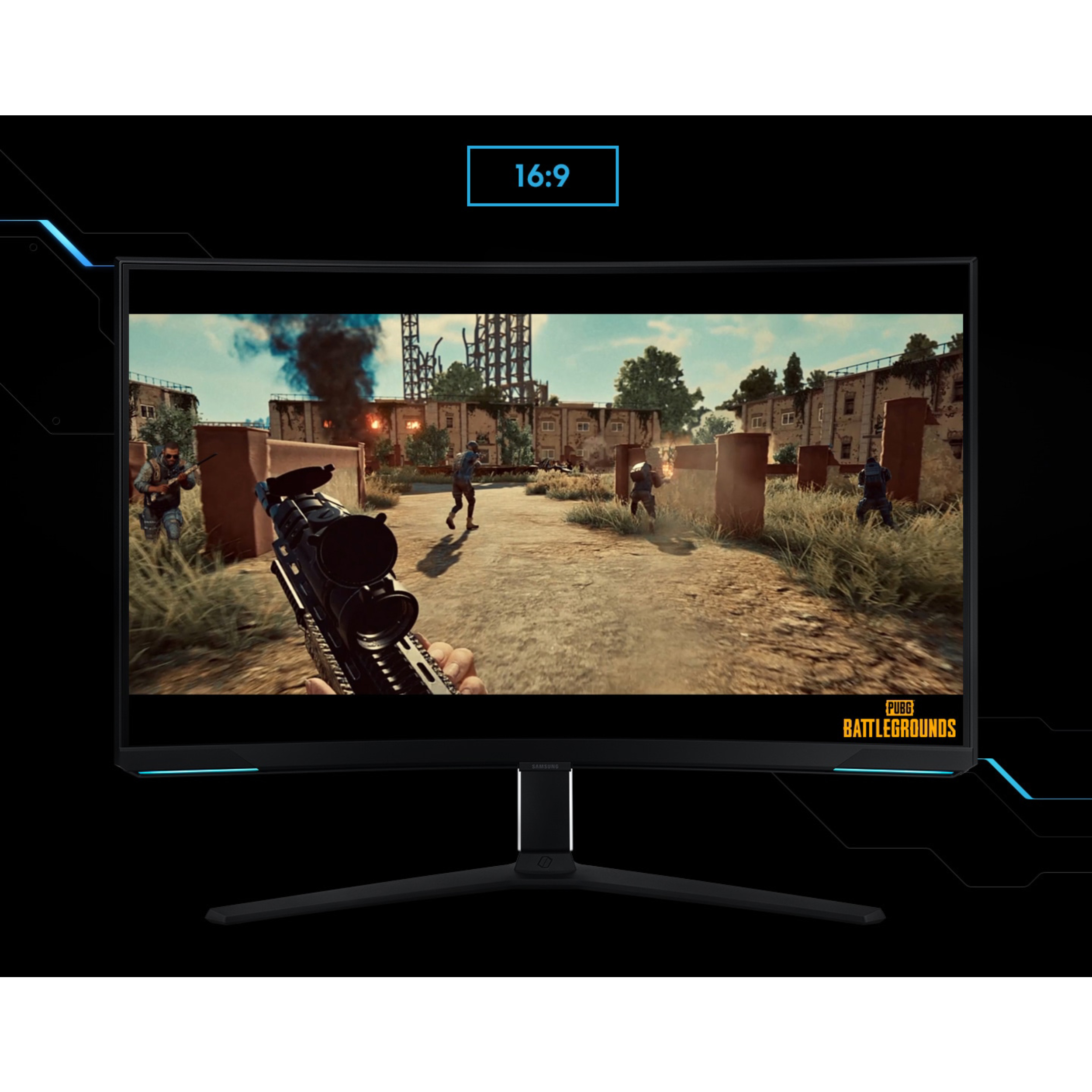 مانیتور مخصوص بازی سامسونگ مدل LS32BG850 سایز 32 اینچ