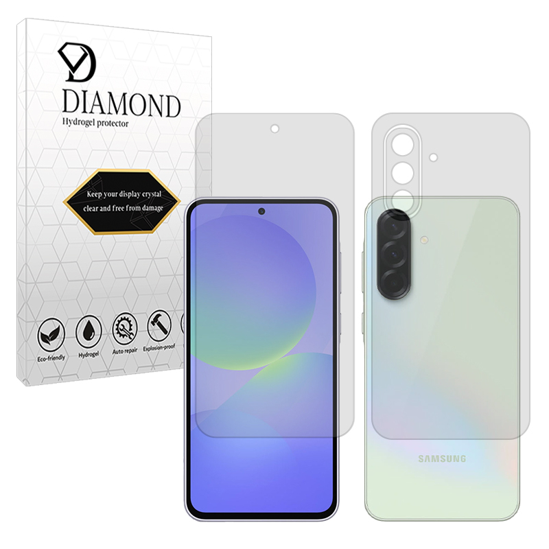 محافظ صفحه نمایش شفاف دیاموند مدل Tough مناسب برای گوشی موبایل سامسونگ Galaxy A56 به همراه محافظ