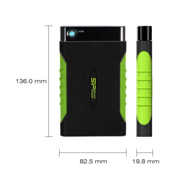 هارد اکسترنال سیلیکون پاور مدل Armor A15 ظرفیت 2 ترابایت