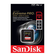 کارت حافظه SDXC سن دیسک مدل Extreme Pro  استاندارد UHS-II سرعت 300MBps ظرفیت 256 گیگابایت