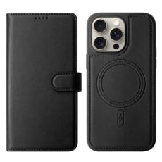 کیف کلاسوری اچ دی دی طرح چرمی مگ سیف مدل LUXURY مناسب برای گوشی موبایل اپل IPHONE 13 pro