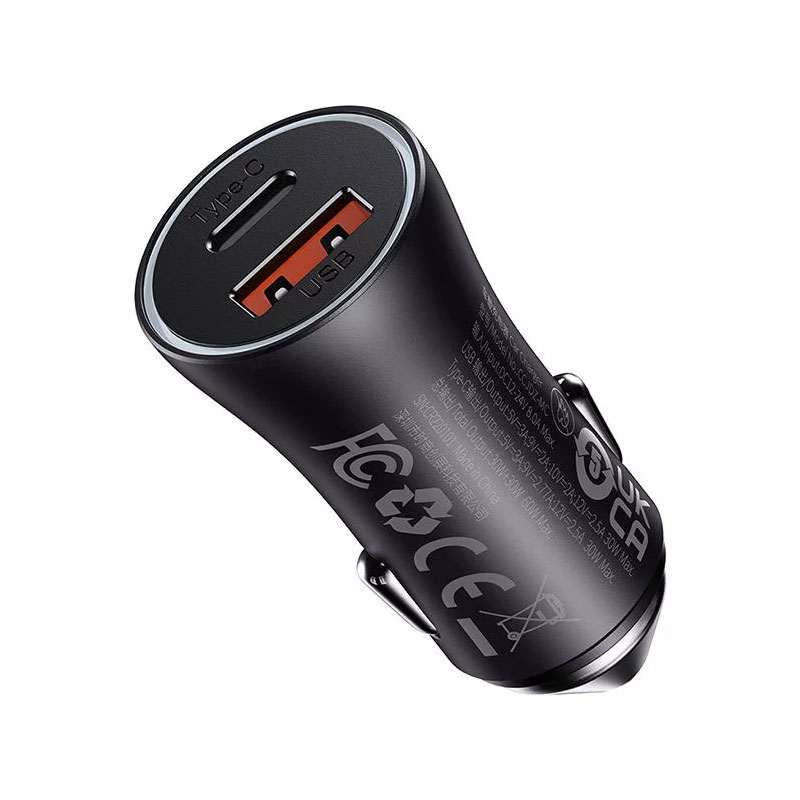 شارژر فندکی 60 وات بیسوس مدل CCJDZ-MC