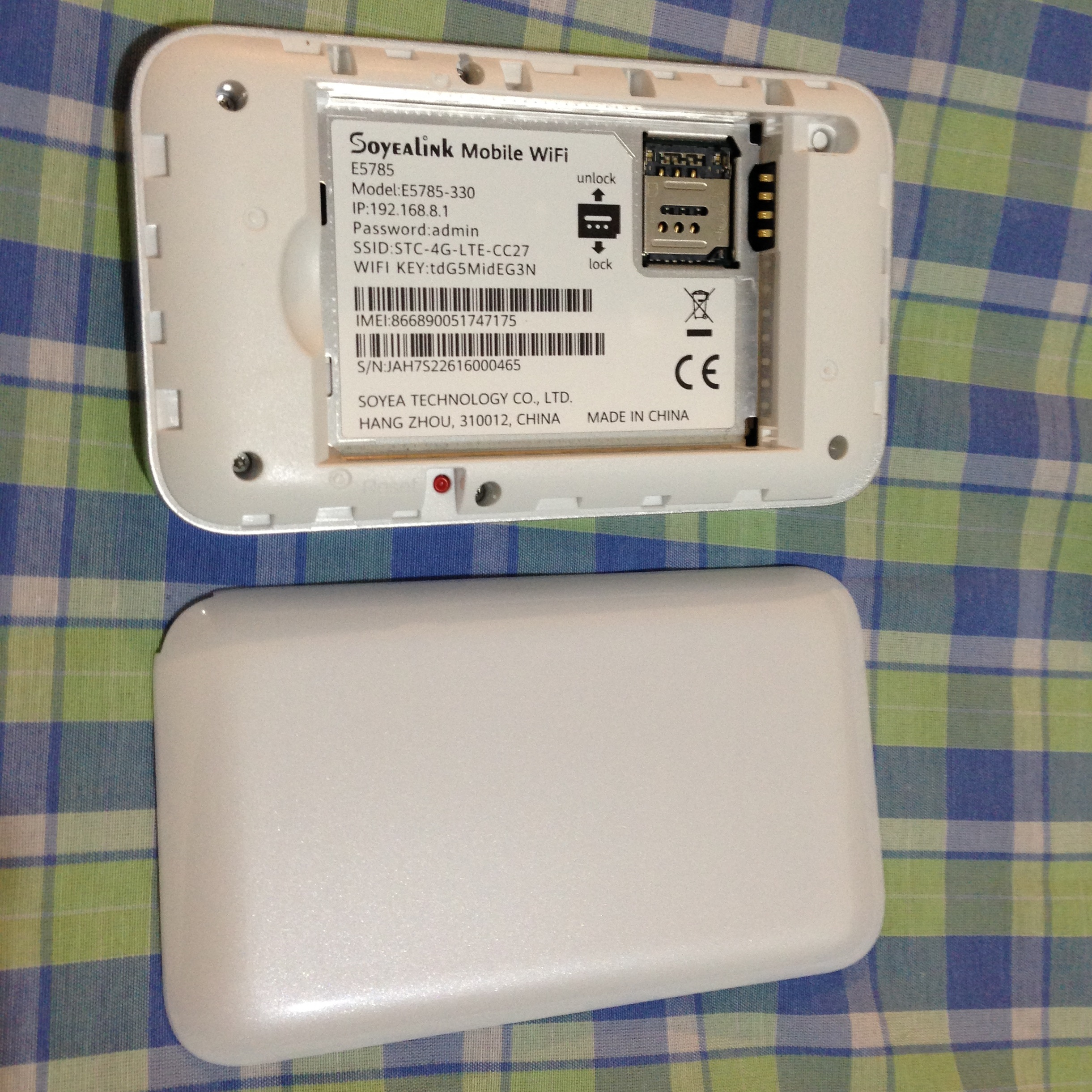 مودم 4.5G قابل حمل اس تی سی مدل E5785-330