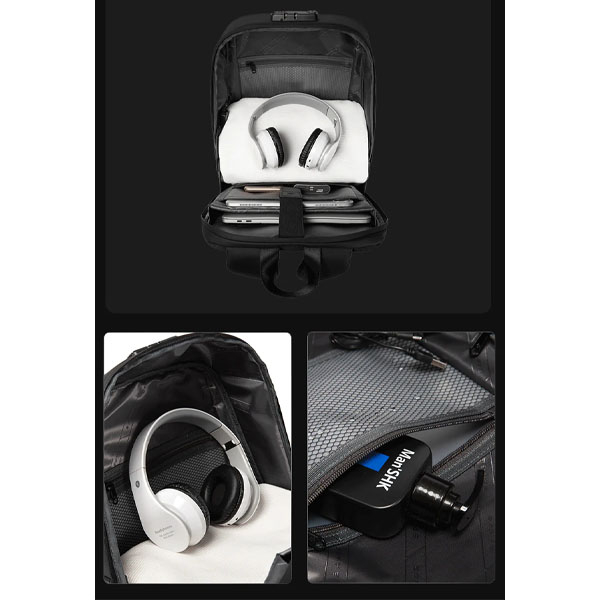 کوله پشتی لپ تاپ بنج مدل BANGE7251 مناسب برای لپ تاپ 14.1 تا 15.6 اینچی