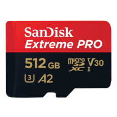 کارت حافظه microSDXC سن دیسک مدل Extreme PRO کلاس A2 استاندارد UHS-I U3 سرعت 170MBs ظرفیت 512 گیگابایت به همراه آداپتور SD