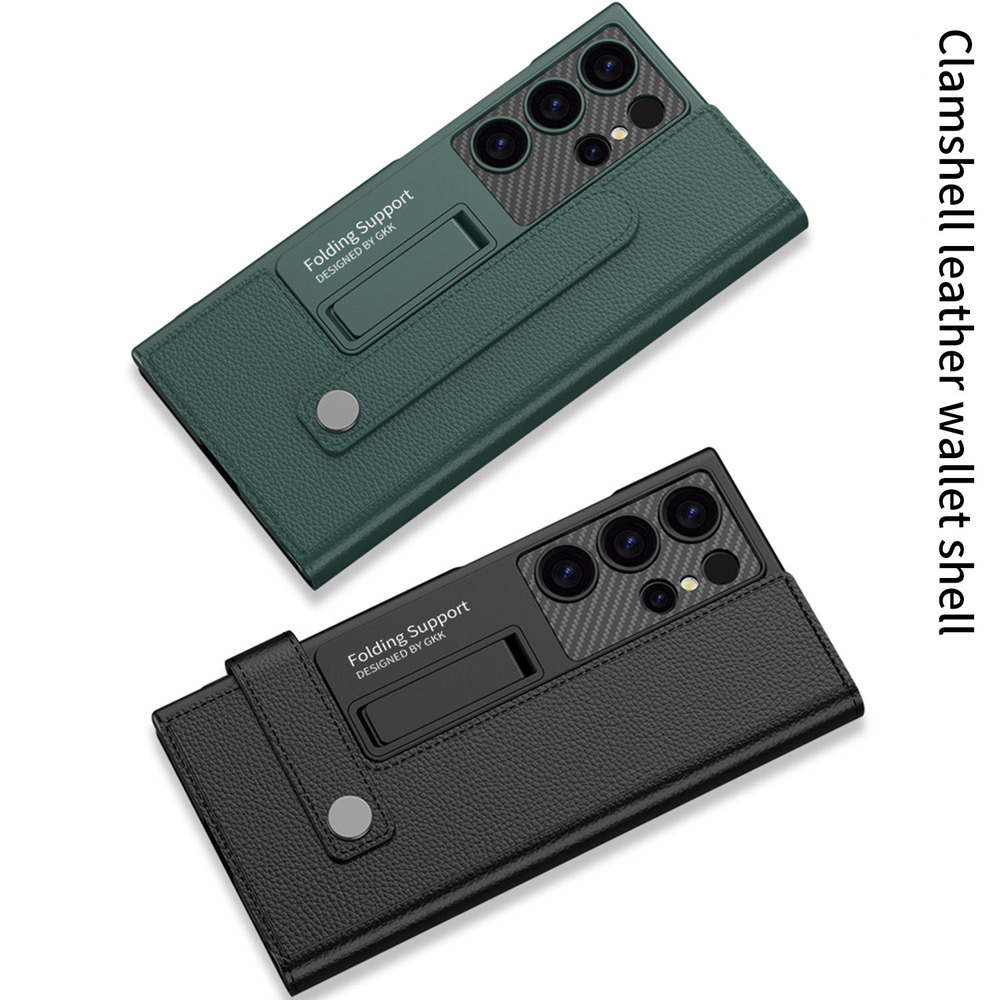 کاور مدل LeatherFold مناسب برای گوشی موبایل سامسونگ Galaxy S25 Ultra