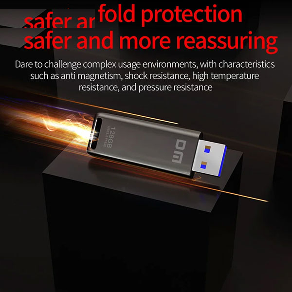 فلش مموری دی ام USB3.2 مدل FS520 ظرفیت 128 گیگابایت