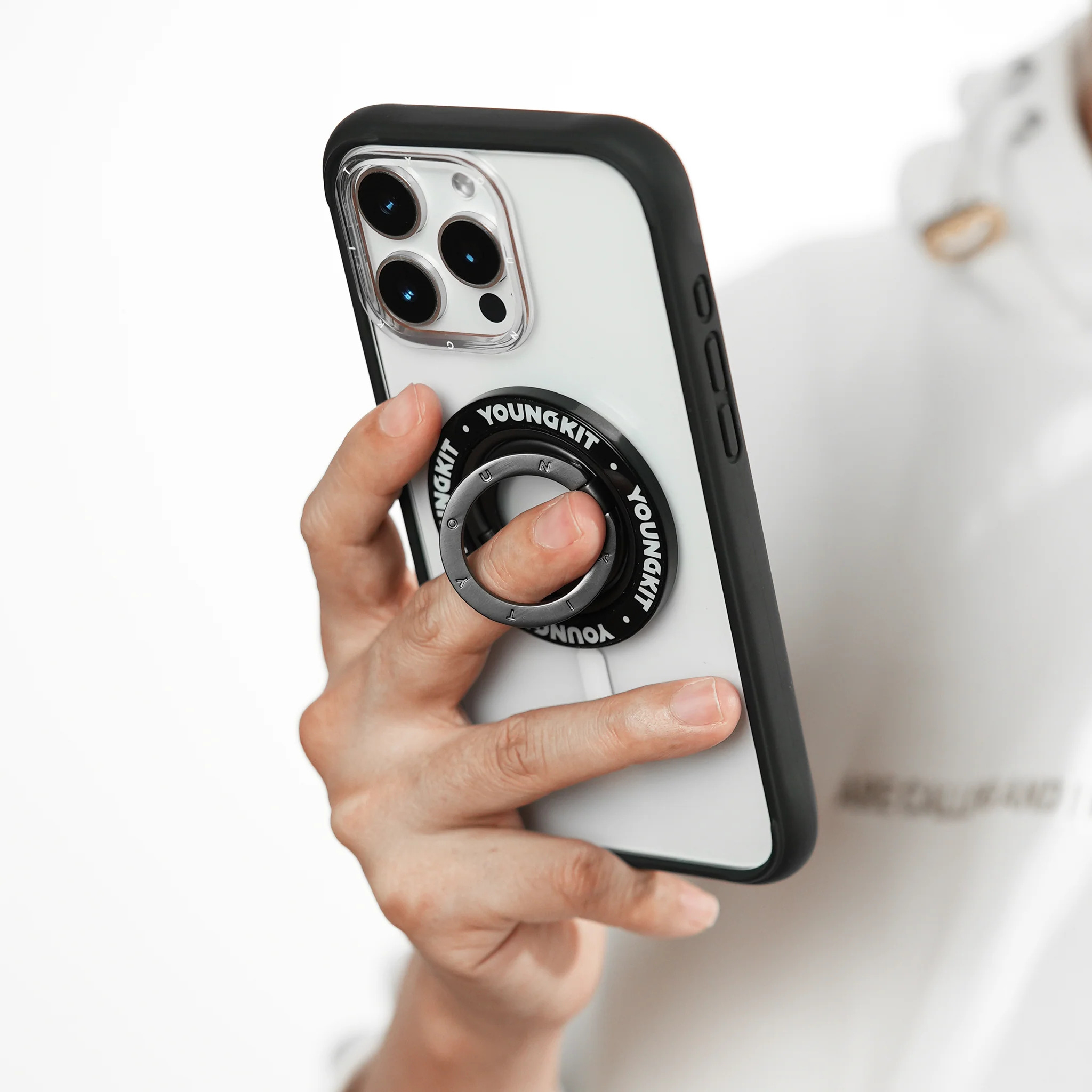 حلقه نگهدارنده گوشی موبایل یانگ کیت مدل Magnetic Ring Stand