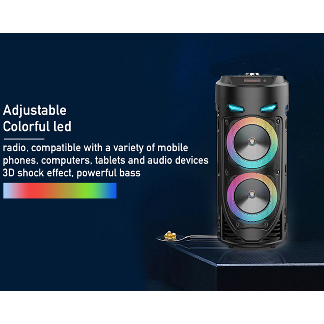 اسپیکر بلوتوثی قابل حمل مدل ZQS4239