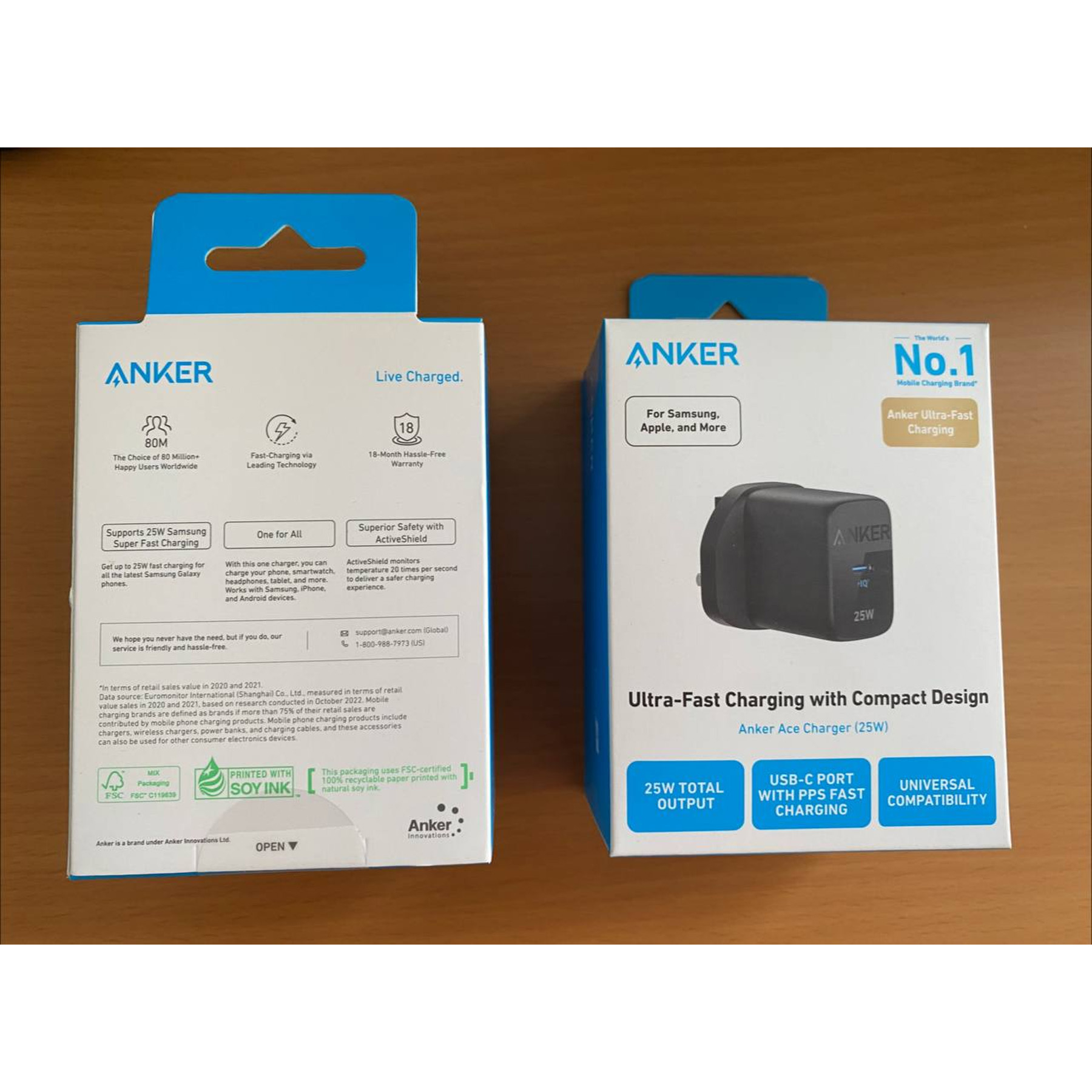 شارژر دیواری 25 وات انکر مدل A2642K11