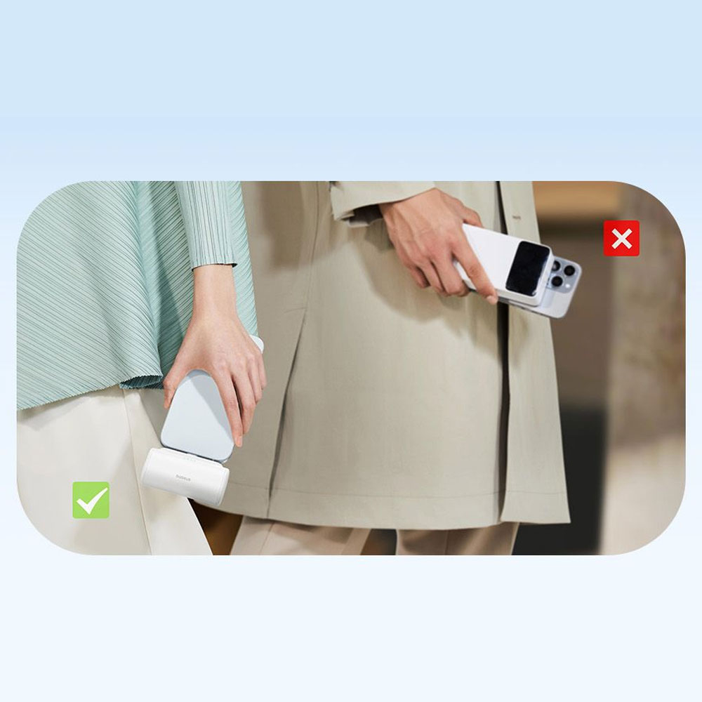 پاوربانک 20 وات باسئوس مدل Compact Fast Charging Type-C Edition ظرفیت 5000 میلی آمپر ساعت