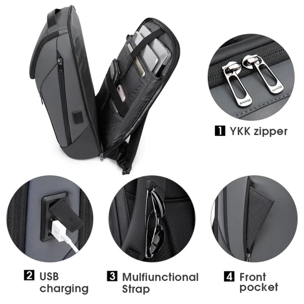 کوله پشتی لپ تاپ بنج مدل M-N2517 مناسب برای لپ تاپ تا 15.6 اینچی