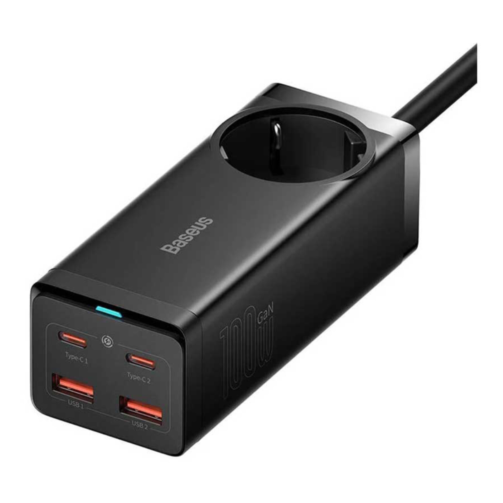 شارژر رومیزی 100 وات  بیسوس مدل CCGAN100-1ACE به همراه کابل USB-C