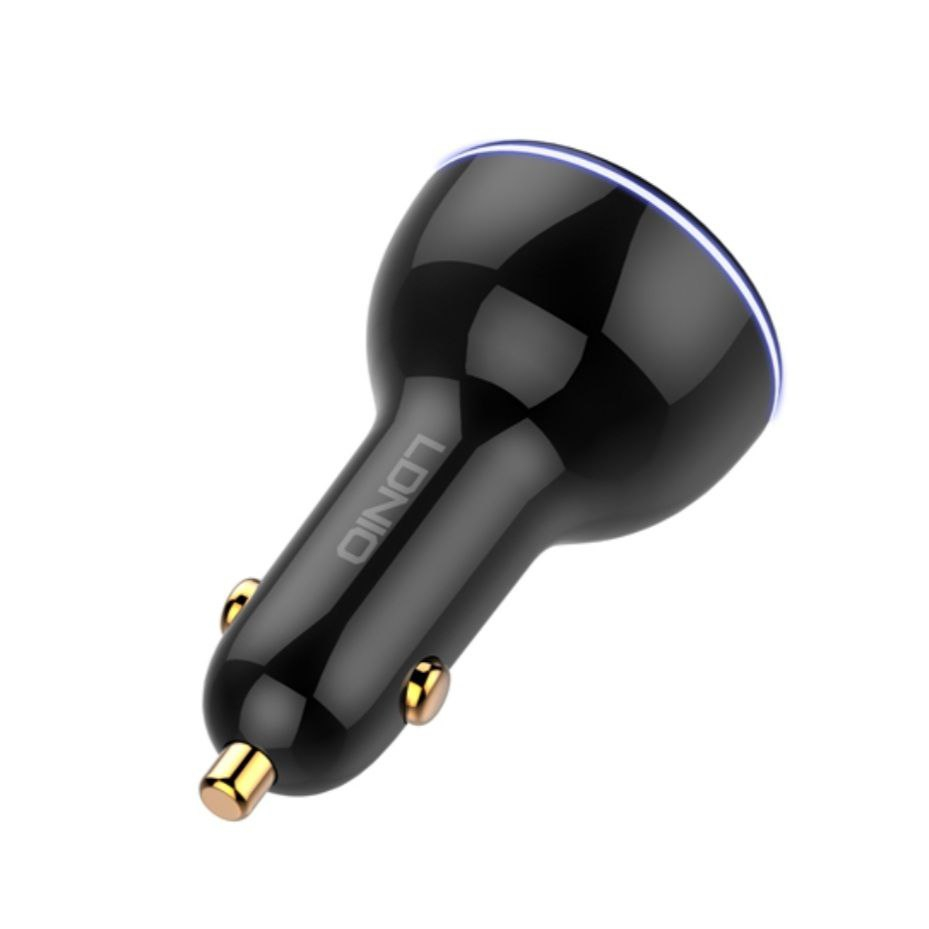 شارژر فندکی 160 وات الدینیو مدل ‌C102 به همراه کابل usb-C