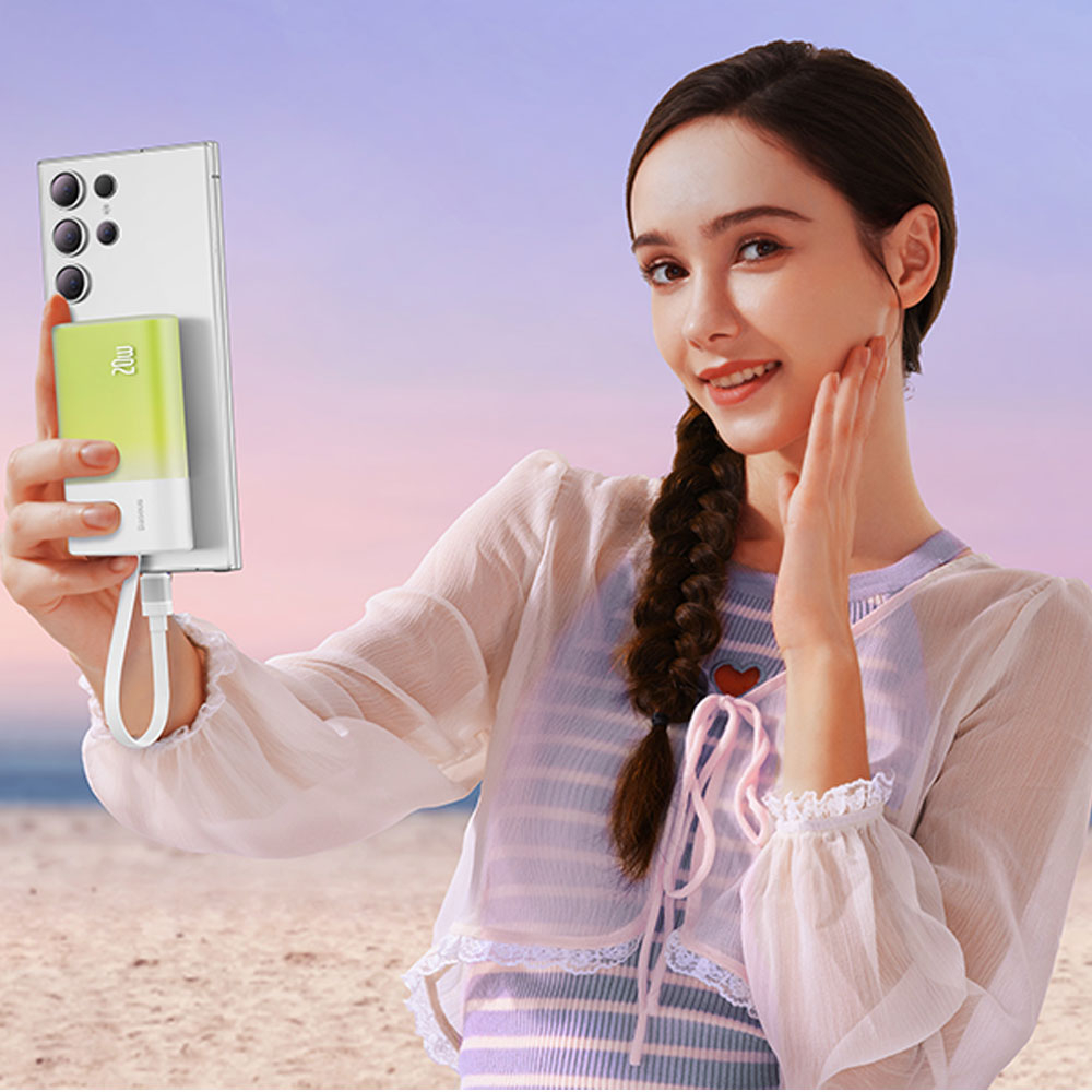 پاوربانک 20 وات باسئوس مدل PPKDC05I ظرفیت 5200 میلیآمپرساعت