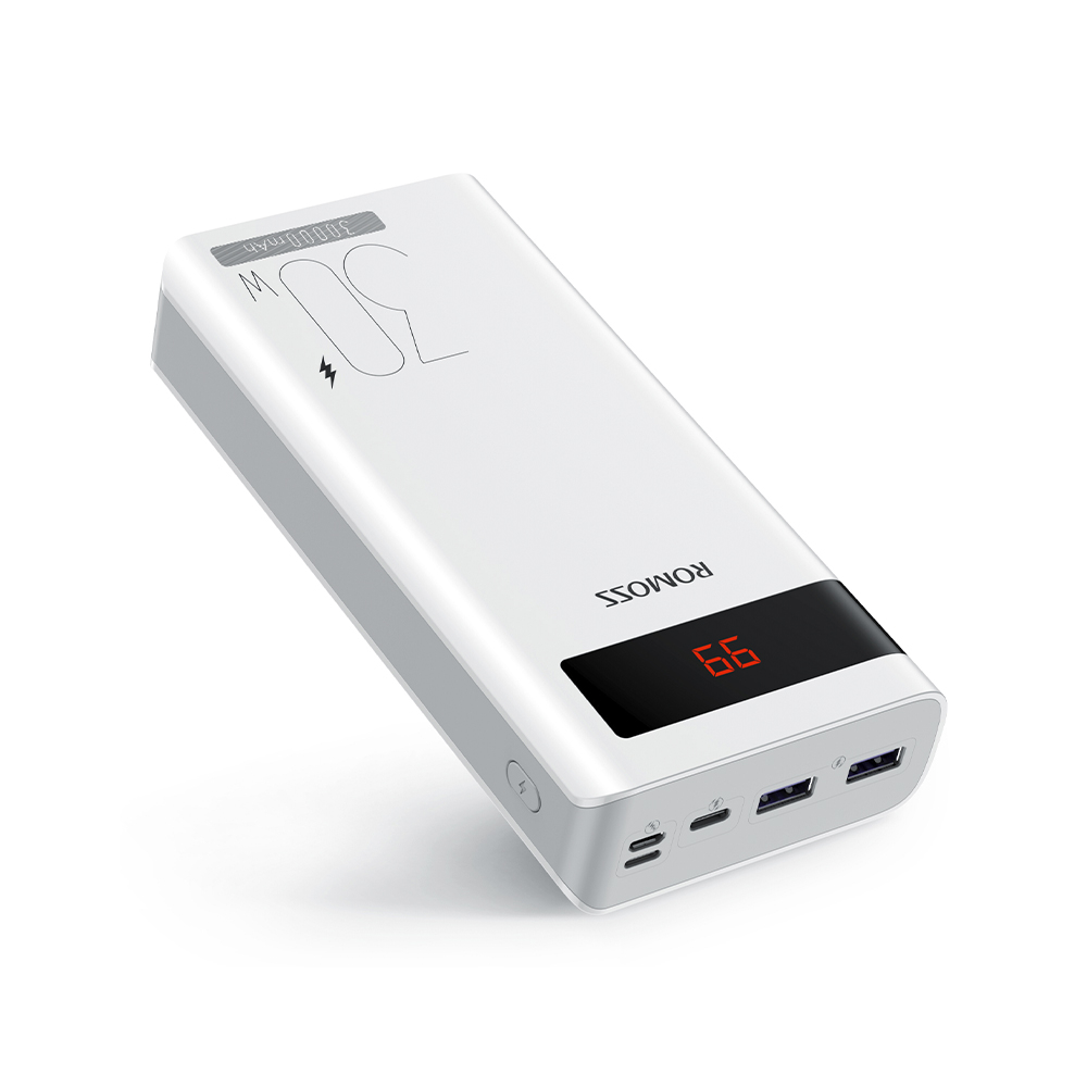 پاوربانک روموس مدل PHP30-892 ظرفیت 30000 میلی آمپرساعت