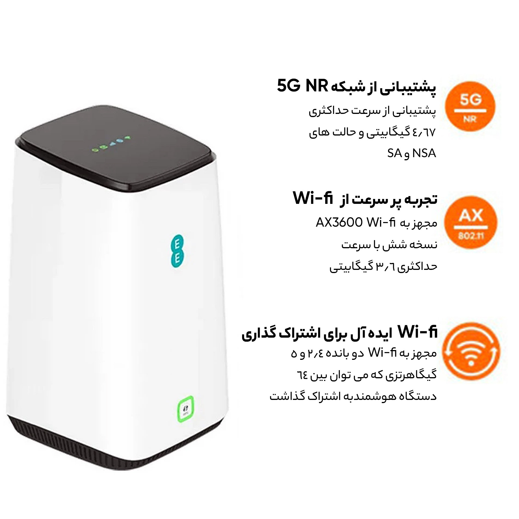 مودم 5G/TD-LTE ای ای مدل 5GEE ROUTER