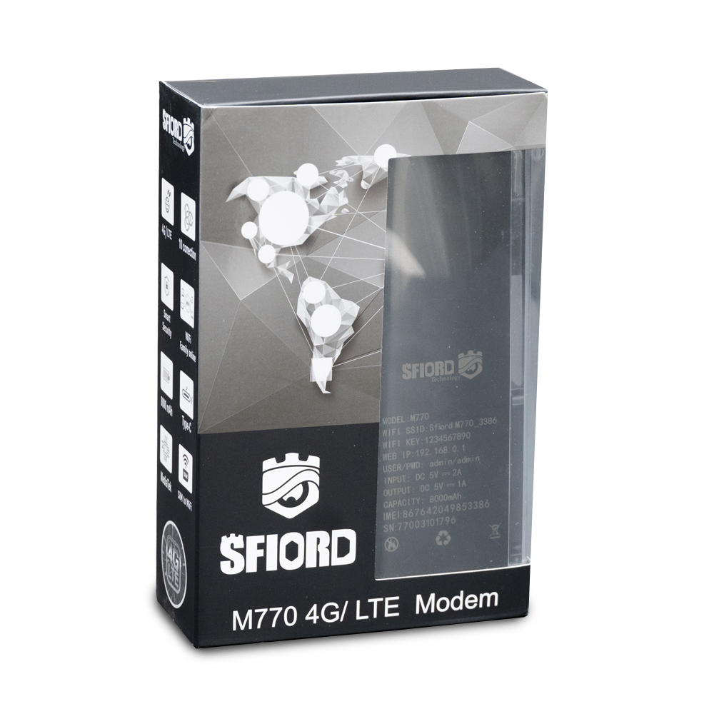 مودم 4G LTE قابل حمل اسفیورد مدل M770