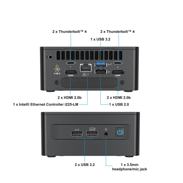 کامپیوتر کوچک اینتل مدل NUC12WSHi5 16-512