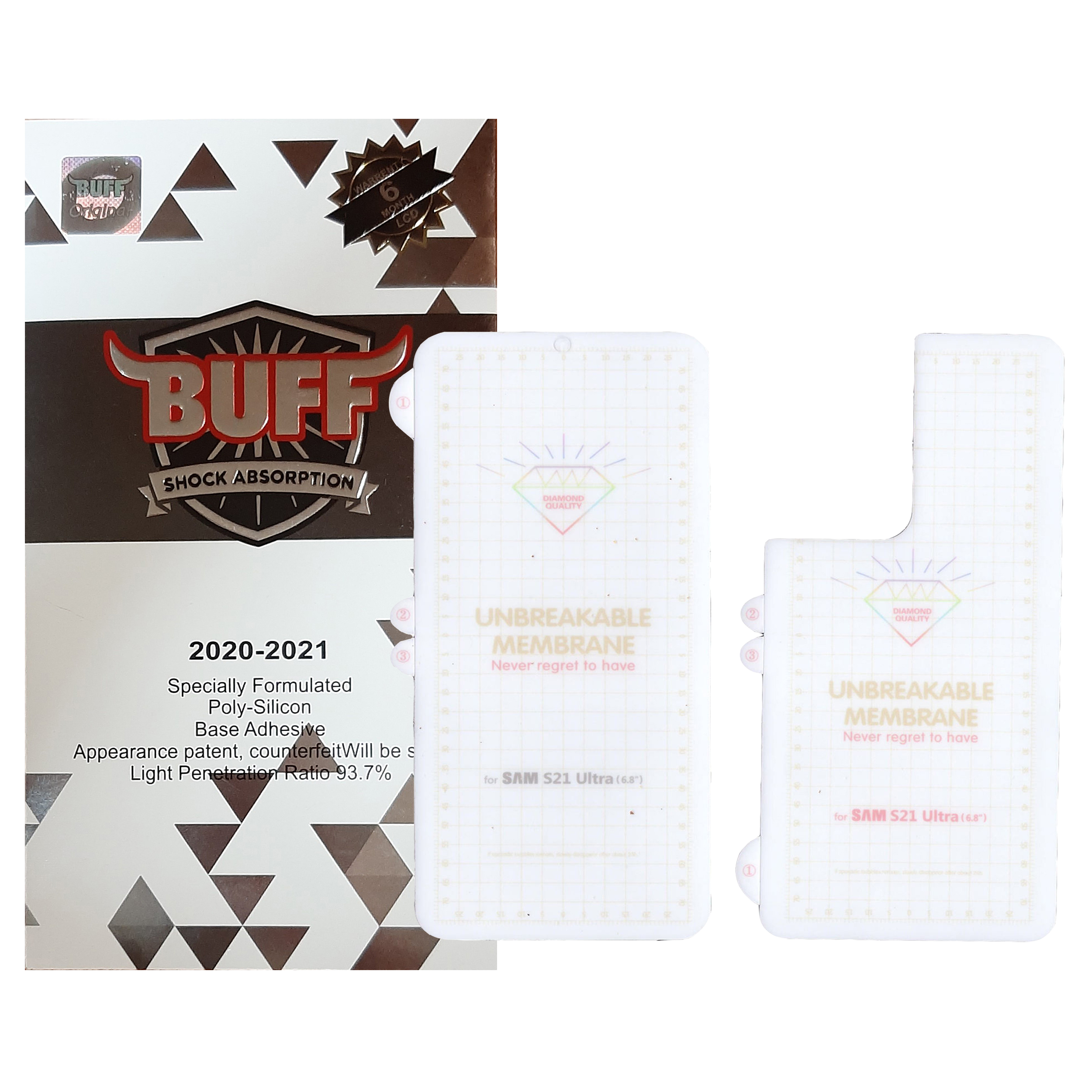 محافظ صفحه نمایش و پشت گوشی بوف مدل Hg01 مناسب برای گوشی موبایل سامسونگ Galaxy S21 Ultra