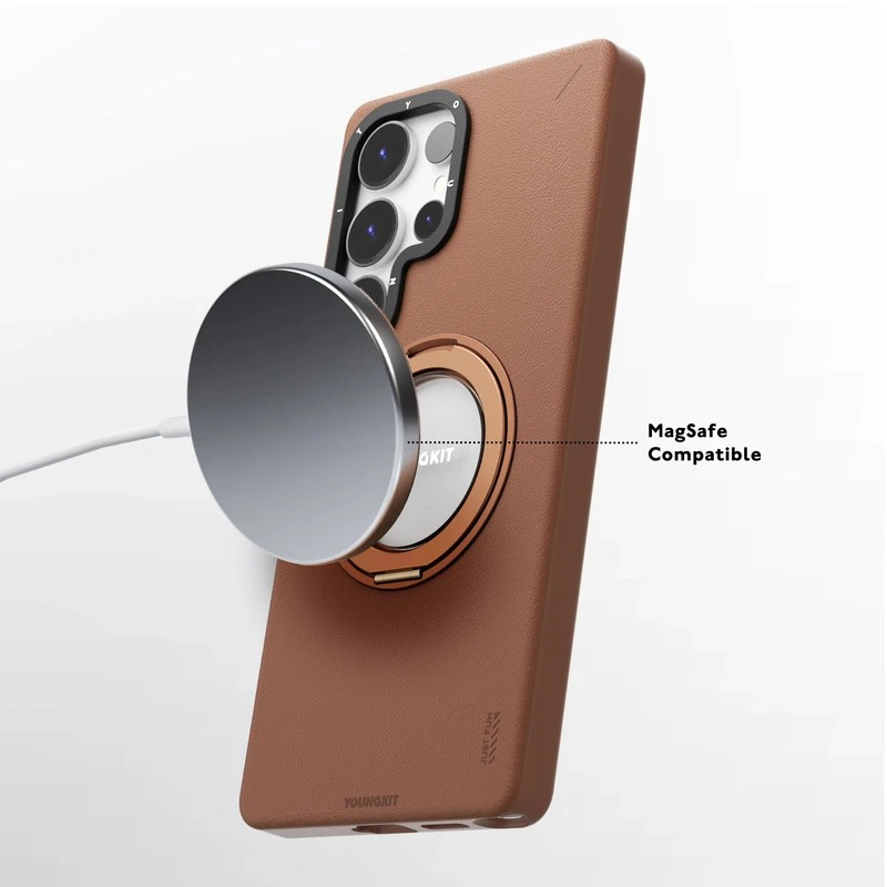 کاور یانگ کیت مدل Leather 360 مناسب برای گوشی موبایل سامسونگ Galaxy S24 ultra