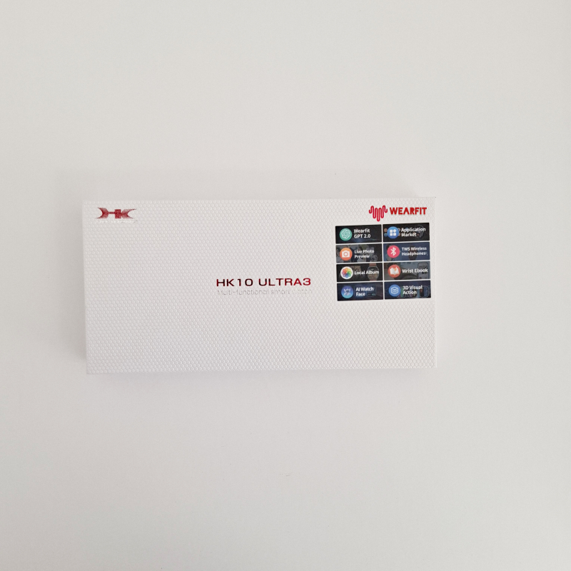 ساعت هوشمند ویرفیت مدل HK10 ultra3، سایز۴۹، دارای قابلیت های کنترل موسیقی، شمارنده ضربان قلب، گام شمار، قابلیت مکالمه مستقیم، پشتیبانی از زبان فارسی، بند سیلیکون