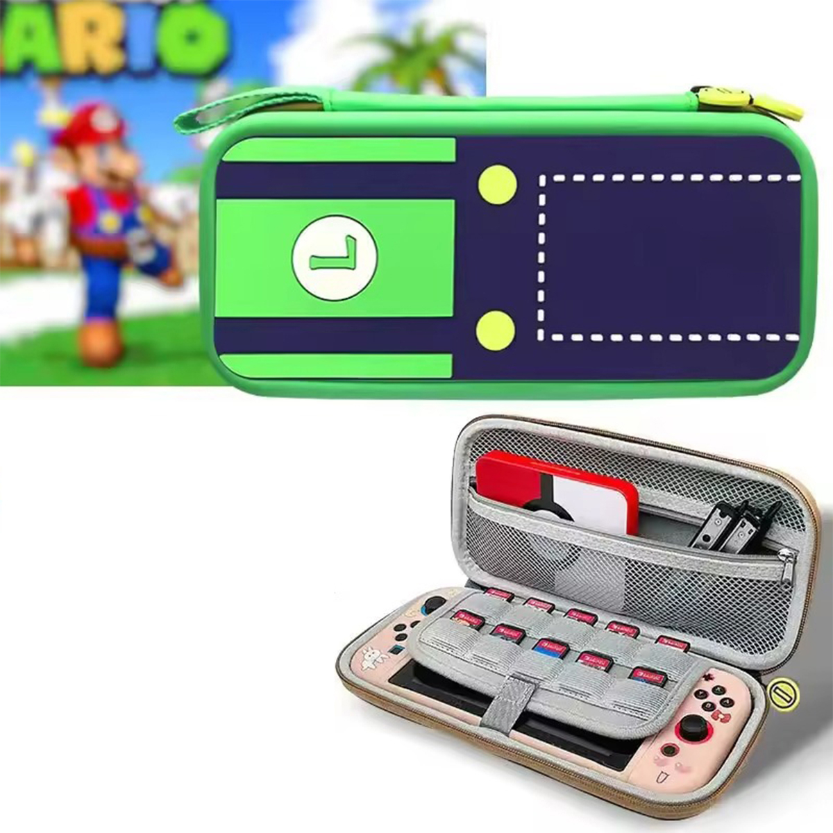 کیف حمل کنسول نینتندو سوییچ مدل luigi ML01