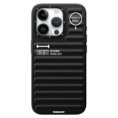 کاور یانگ کیت مدل پافر رنگ تیتانیوم مناسب برای گوشی موبایل اپل iphone 15promax