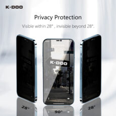 محافظ صفحه نمایش حریم شخصی کی-دوو مدل Privacy-Glass مناسب برای گوشی موبایل اپل Iphone 13 Pro Max