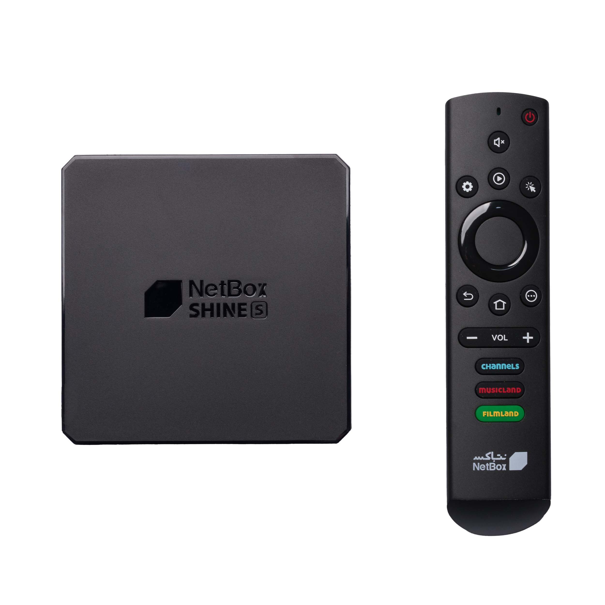 اندروید باکس نت باکس مدل شاین اس به همراه ۶ ماه اشتراک رایگان فیلمنت