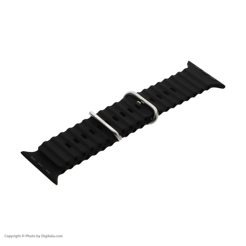 ساعت هوشمند مدل Ultra 7 in 1 strap دارای قابلیت های صفحه نمایش رنگی، صفحه نمایش لمسی، کنترل موسیقی (Music Player)، قابلیت مکالمه از طریق بلوتوث، قابلیت تغییر طرح ساعت یا تم بند فلز