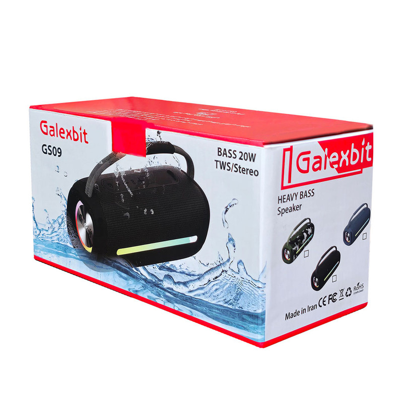 اسپیکر بلوتوثی قابل حمل گلکسبیت مدل Cylindrical speaker GS_09