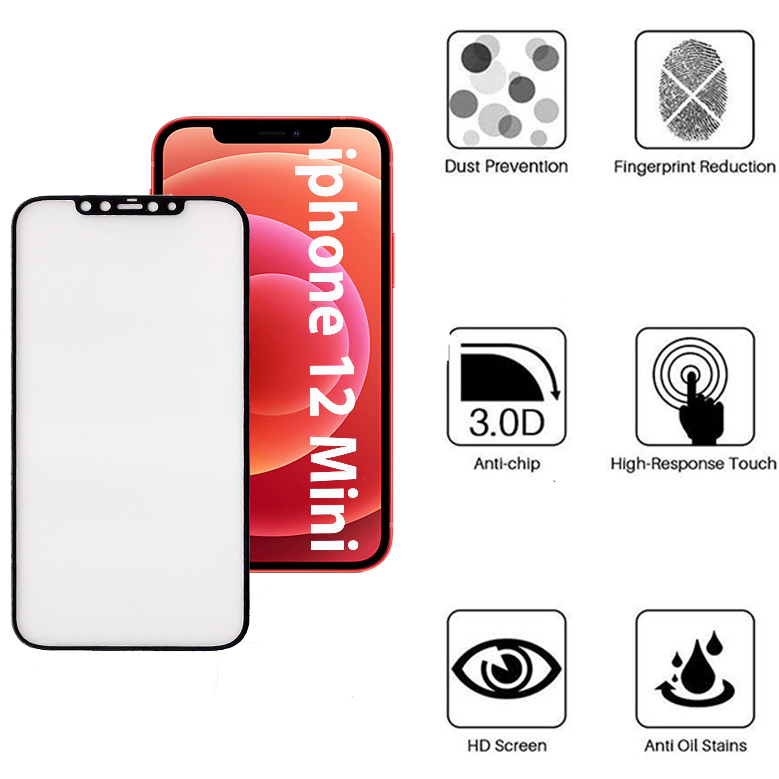 محافظ صفحه نمایش سرامیکی  بوف مدل CFM9 مناسب برای گوشی موبایل اپل Iphone 12 Mini