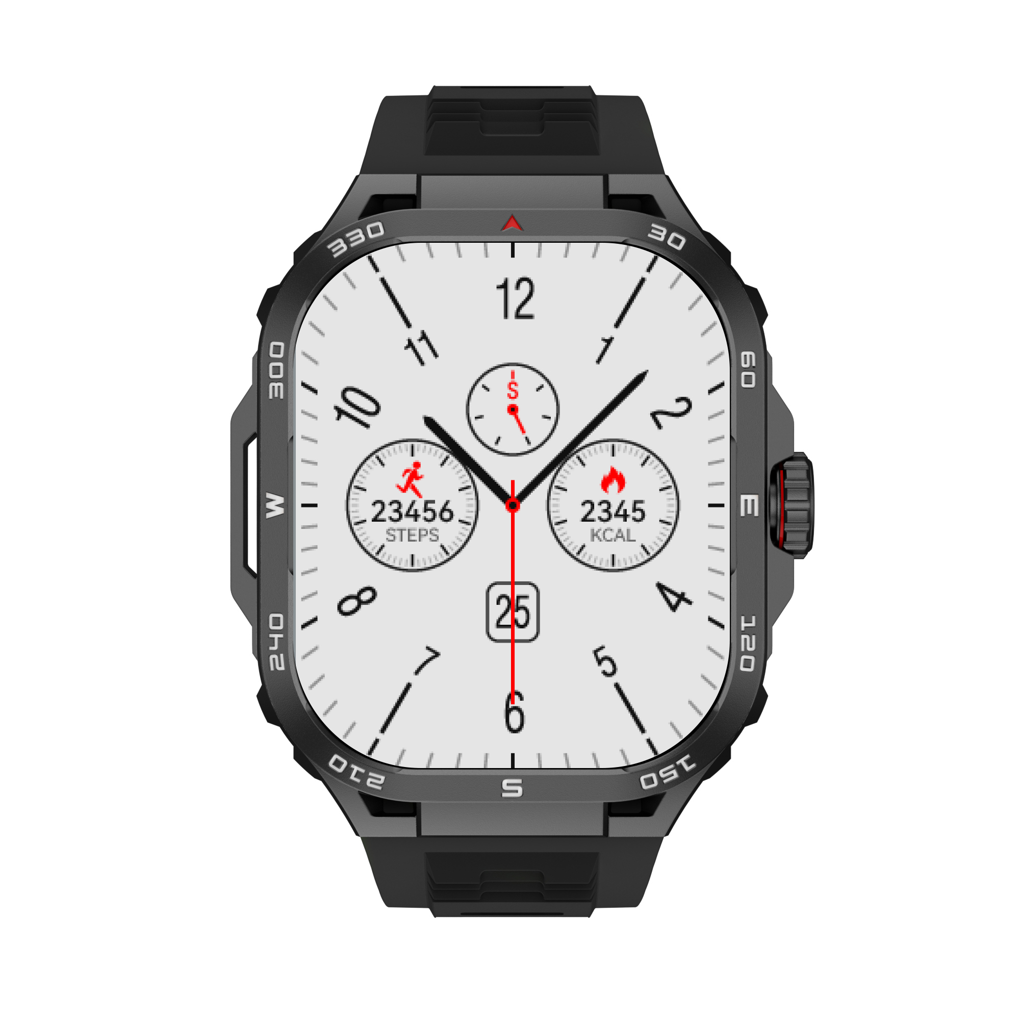 ساعت هوشمند تی سی اچ مدل Z10 Ultra، مناسب برای ورزش، روزمره، دارای قابلیت‌های صفحه نمایش رنگی و لمسی، کنترل موسیقی، قابلیت مکالمه از طریق بلوتوث، بند سیلیکونی