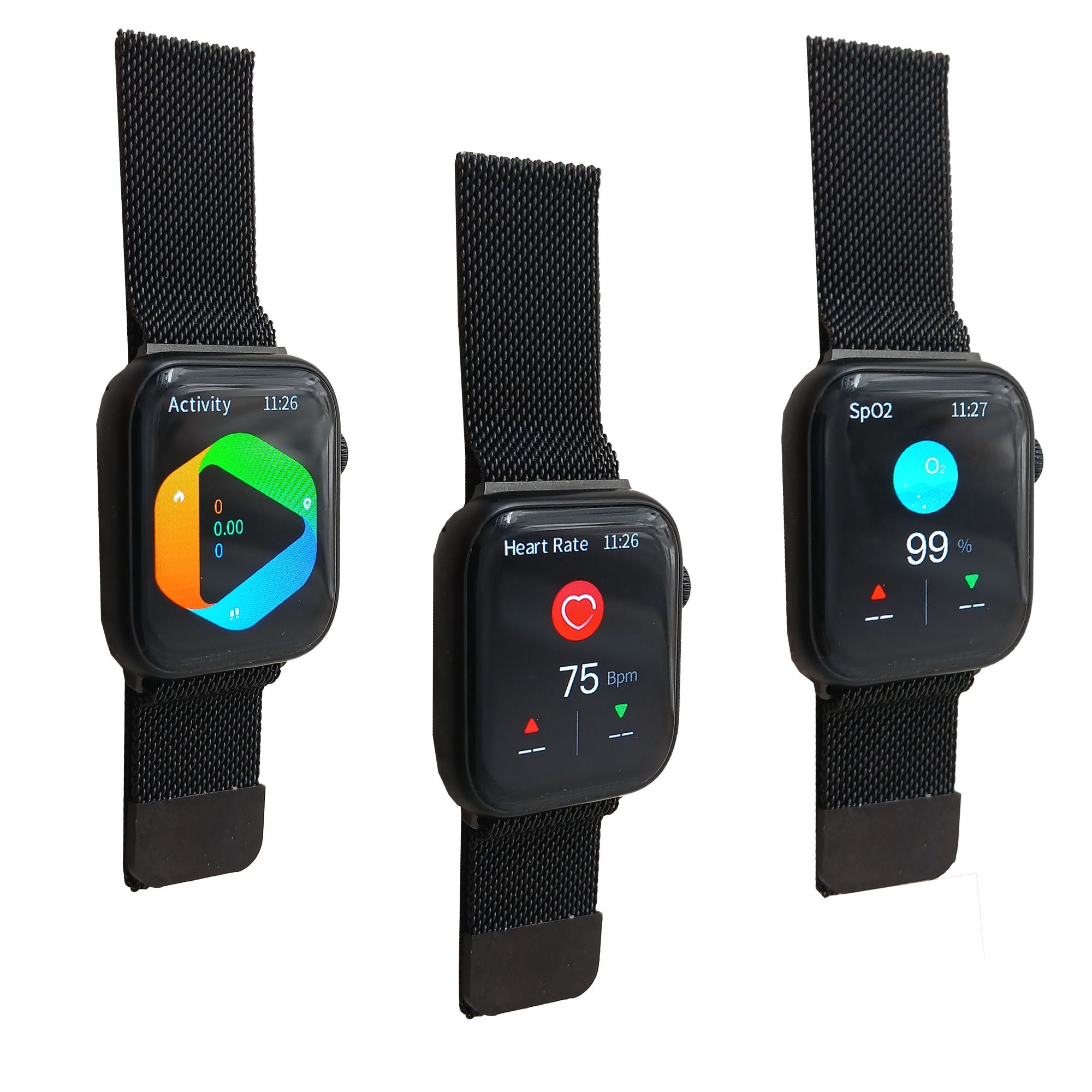 ساعت هوشمند مدل ws 68 mini با قابلیت صفحه نمایش رنگی و لمسی، کنترل موسیقی، کنترل سطح اکسیژن خون، مکالمه با بلوتوث، پشتیبانی از زبان فارسی و امکان تغییر تم ساعت و بند فلزی