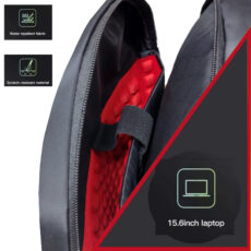 کوله پشتی لپ تاپ آنتلر مدل Black Rock مناسب برای لپ تاپ تا 17 اینچی