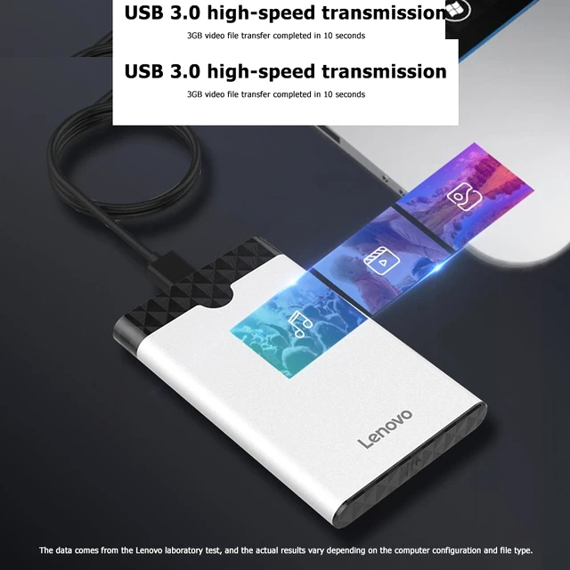 هارد دیسک اکسترنال لنوو مدل f309 /03 ظرفیت یک ترابایت