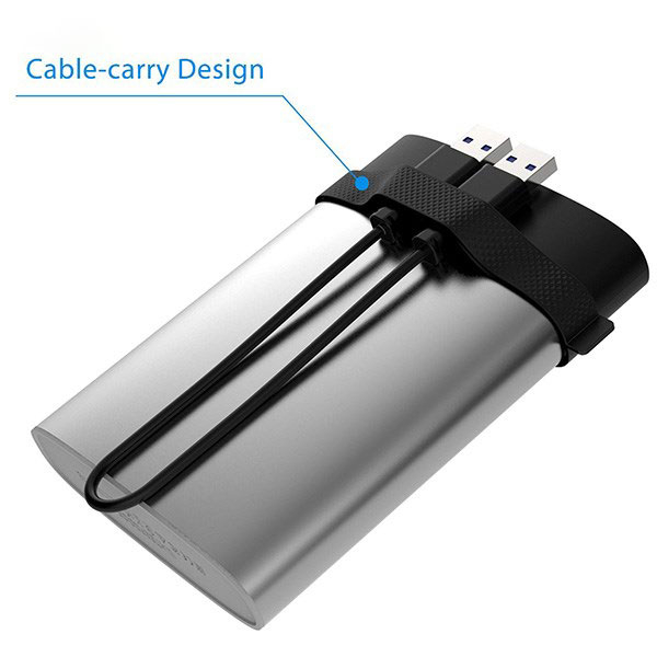 هارد اکسترنال سیلیکون پاور مدل Armor A85 ظرفیت یک ترابایت دارای رابط USB Type-A 3.0