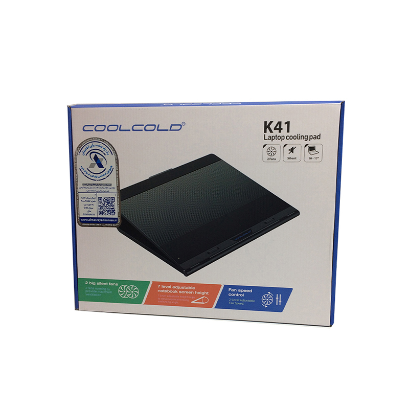 پایه خنک کننده لپ تاپ کول کلد مدل K41